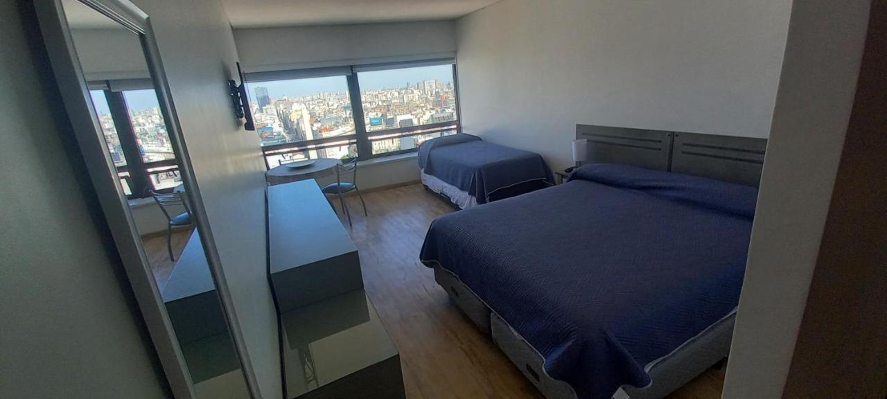 Que Mejor Vista Del Obelisco Piso A La Calle Corrientes ブエノスアイレス エクステリア 写真