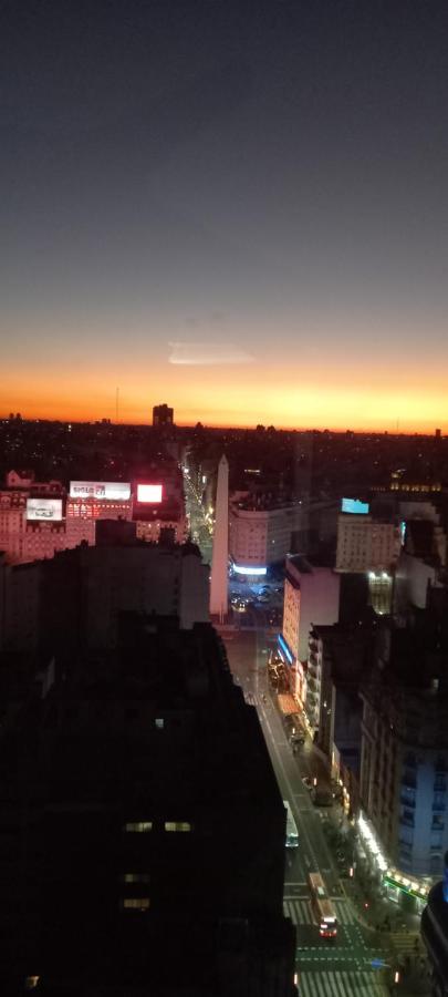 Que Mejor Vista Del Obelisco Piso A La Calle Corrientes ブエノスアイレス エクステリア 写真