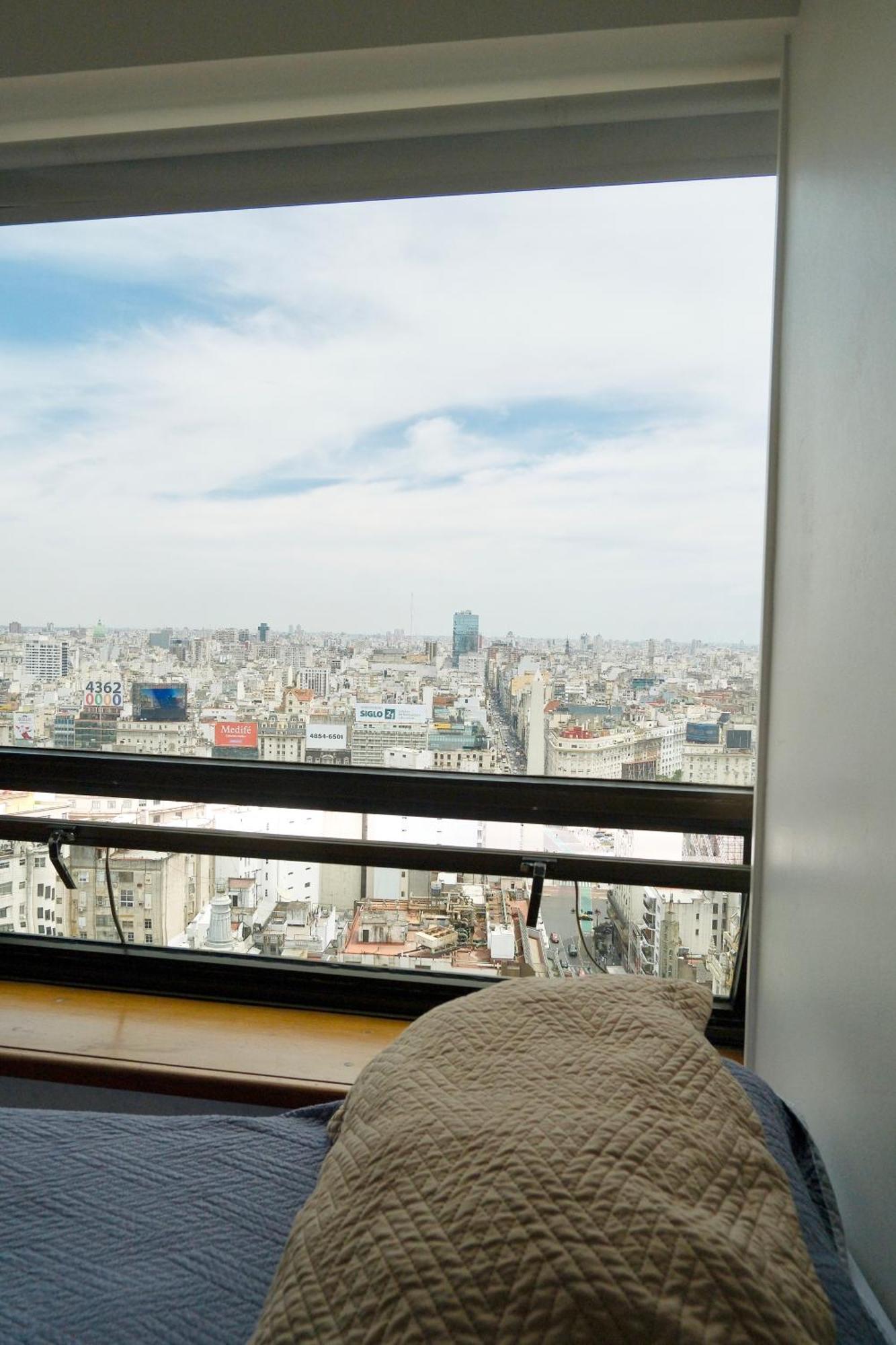 Que Mejor Vista Del Obelisco Piso A La Calle Corrientes ブエノスアイレス エクステリア 写真
